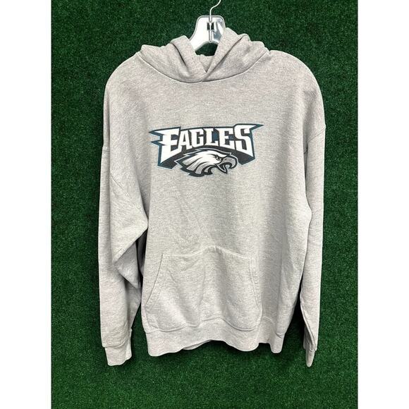 NFL Other - Y2K NFL Philadelphia Eagles Gray Minimalist Logo Sweatshirt Hoodie Large Unisex